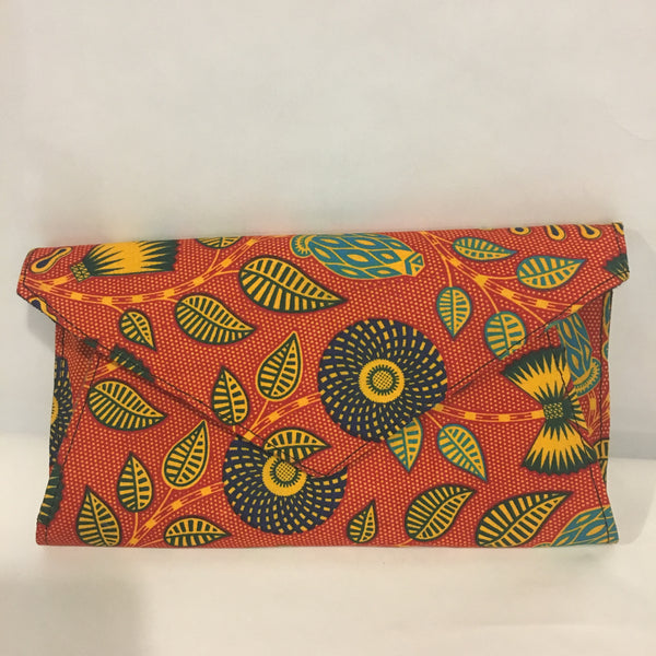 Envelop Ankara Print Clutch Purse